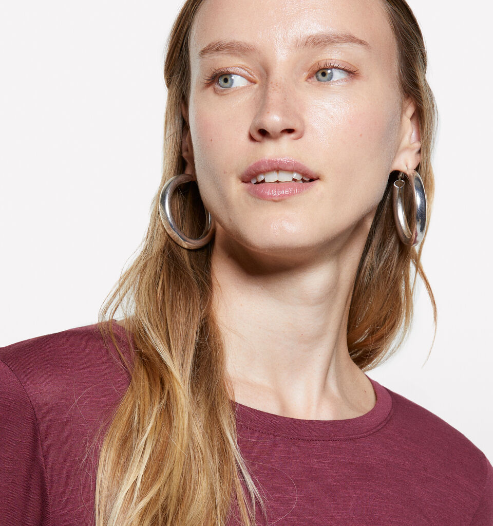 T-shirt bordeaux à manches longues - t-shirts à manches longues pour femme - Bordeaux | Sisley image number 4